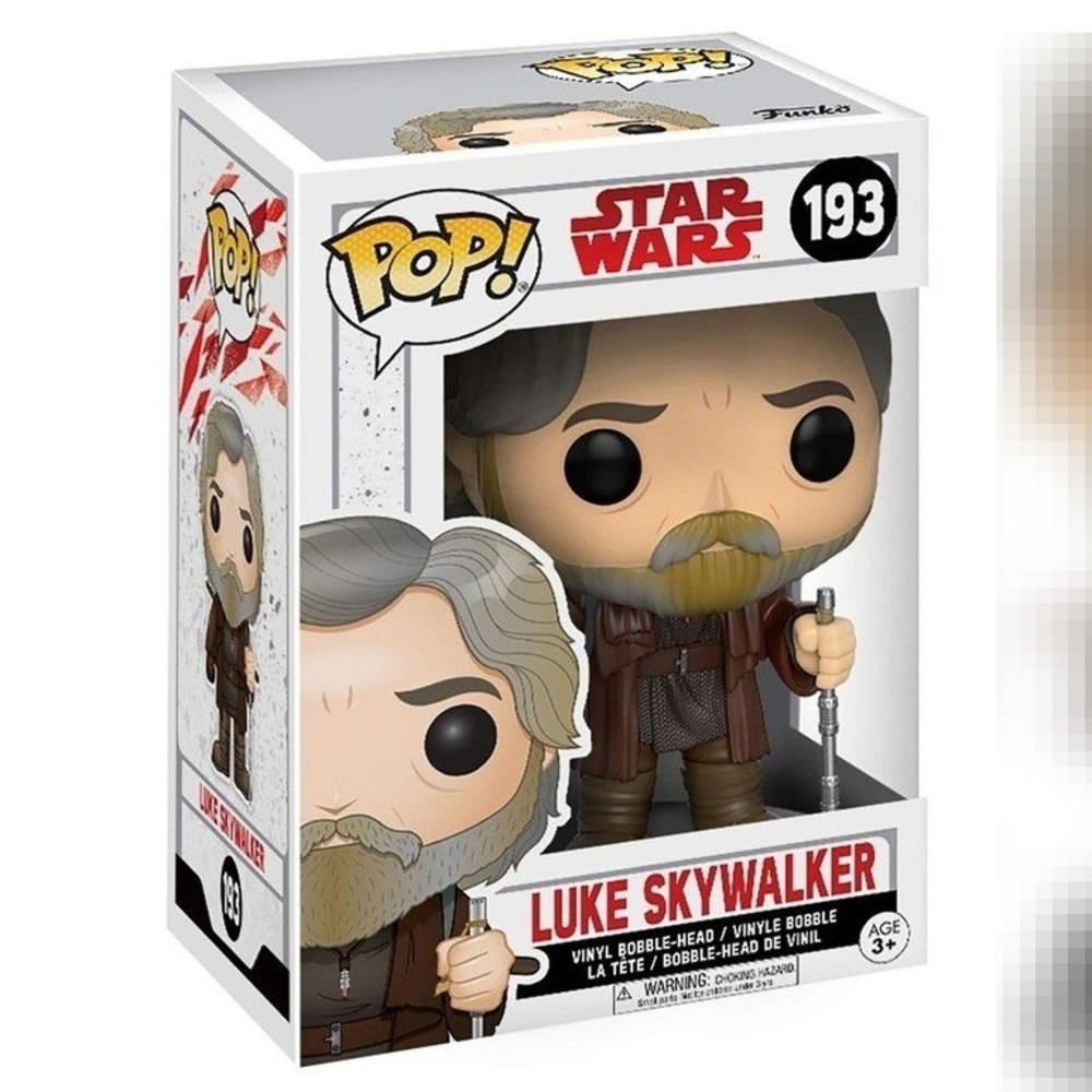 Funko Pop Star Wars Luke Skywalker The Last Jedi 193 Vinyl BobbleHead Figure New